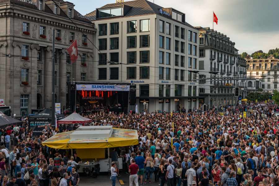 LUZERNERFEST RADIO SUNSHINE BÜHNE