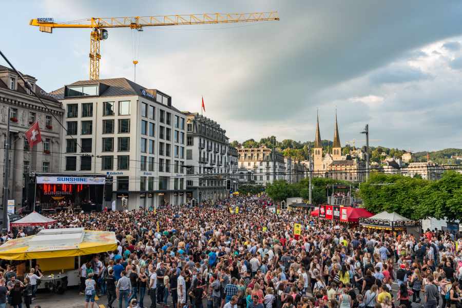 LUZERNERFEST RADIO SUNSHINE BÜHNE