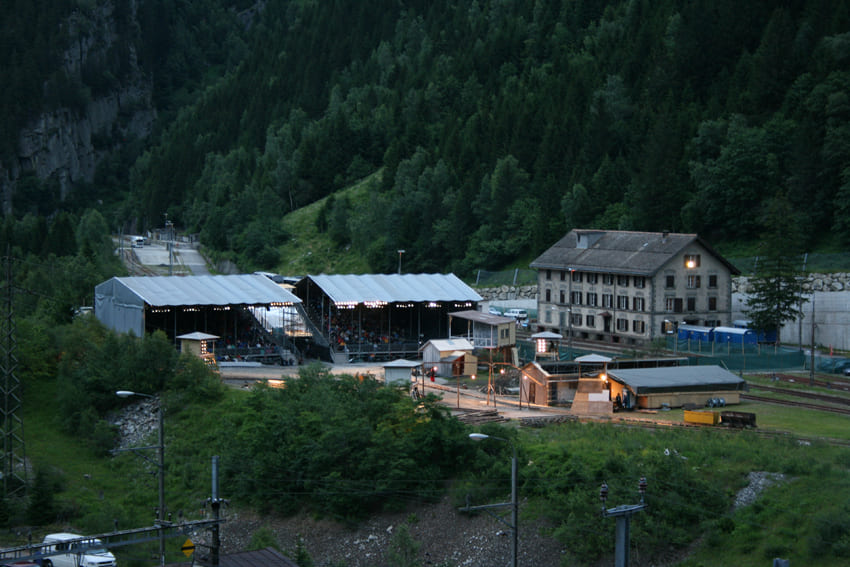 FREILICHTTHEATER &quot;D&apos;GOTTHARDBAHN&quot; GÖSCHNEN